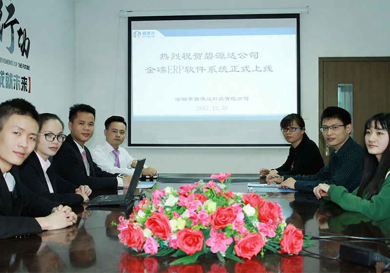 熱烈祝賀碧源達 ERP 系統(tǒng)成功上線！